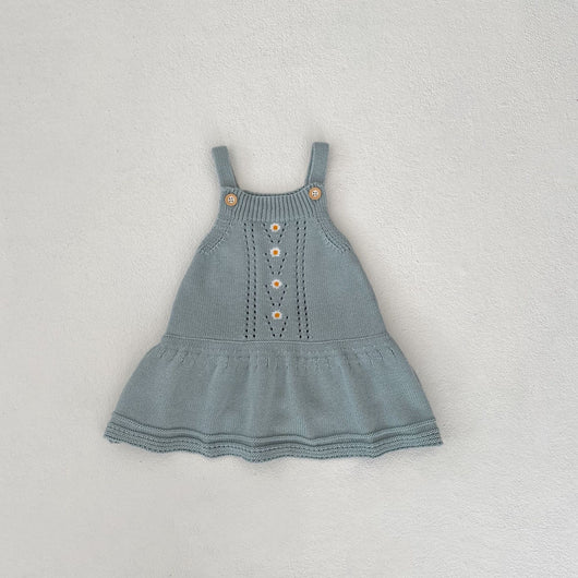 Conjunto de Abrigo Calado y Falda Tejida para Bebé - Image 6