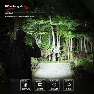 Linterna LED Potente Alcance Largo para Camping y Aventuras Outdoor - Image 13