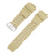 Beige Esmerilado Correa De Reloj De Un Solo Pelo