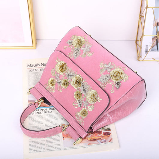 Bolso Bandolera Floral Bordado para Mujer - Image 15