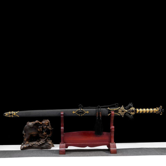 Espada de Batalla en Acero Manganeso Alto - Réplica sin Filo para Cine y Decoración - Image 5
