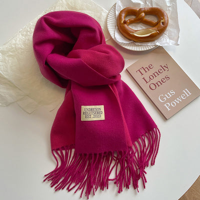 Bufanda de Cachemira para Mujer - Combinación de Colores Otoño Invierno - Image 18