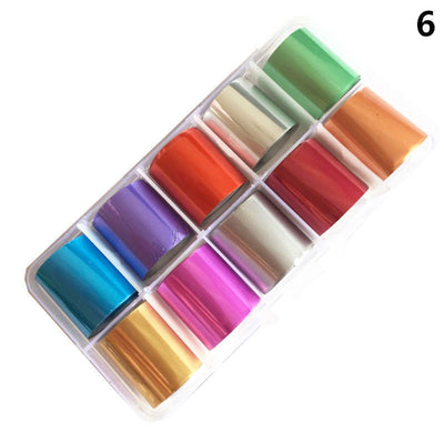 Papel Láser Decorativo para Uñas con Efecto Estrella - Image 12