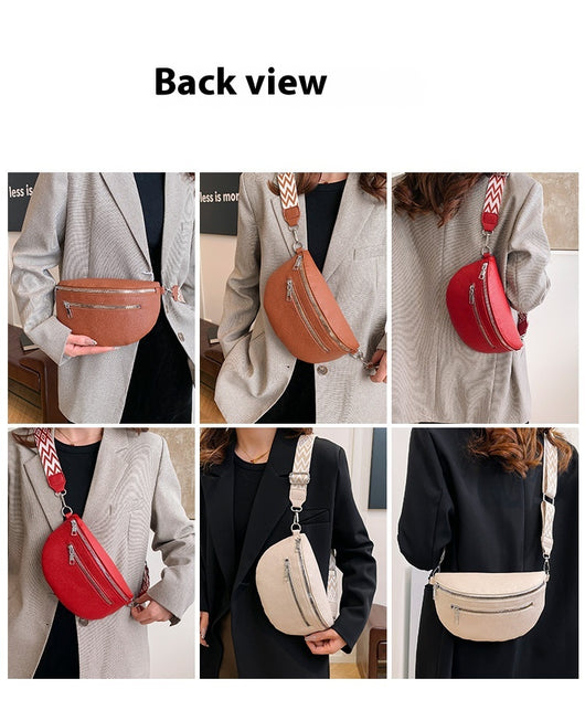Bolso Bandolera de Gran Capacidad con Correa Ancha - Image 14