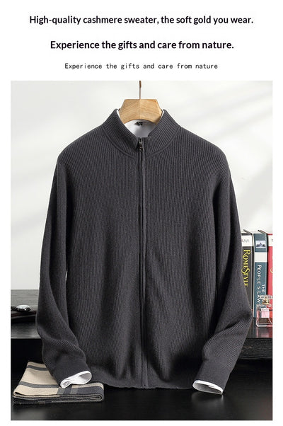 Suéter de Cachemira para Hombre Grueso y Elegante - Image 25