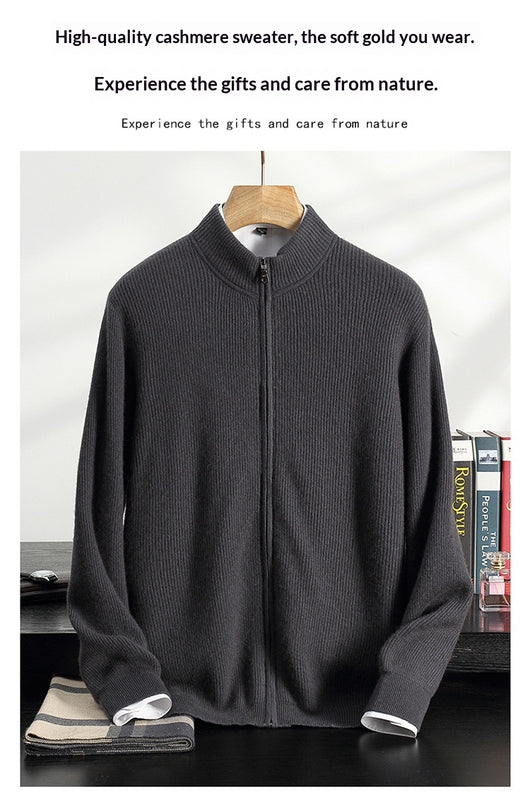 Suéter de Cachemira para Hombre Grueso y Elegante - Image 25