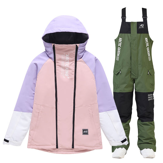 Pantalones de Esquí Impermeables para Mujer con Doble Capa Térmica - Image 18