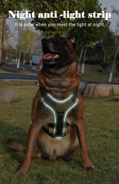 Arnés Táctico Reflectante Antiescapes para Perros Medianos y Grandes - Image 18