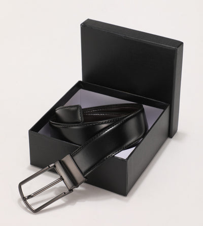 Cinturón de Cuero Genuino para Hombre con Hebilla Reversible - Image 6
