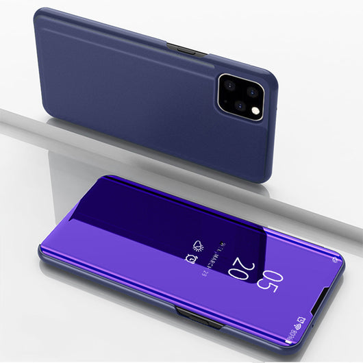 Funda Espejo con Soporte para Teléfono - Tipo Abatible con Acabado Cromado - Image 4