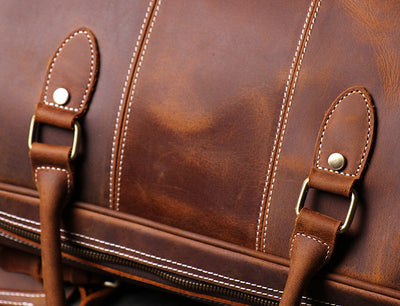Bolsa de Viaje Crossbody de Cuero para Hombre - Image 10