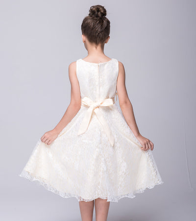 Vestido de Encaje Elegante para Niñas - Estilo Europeo y Americano - Image 17