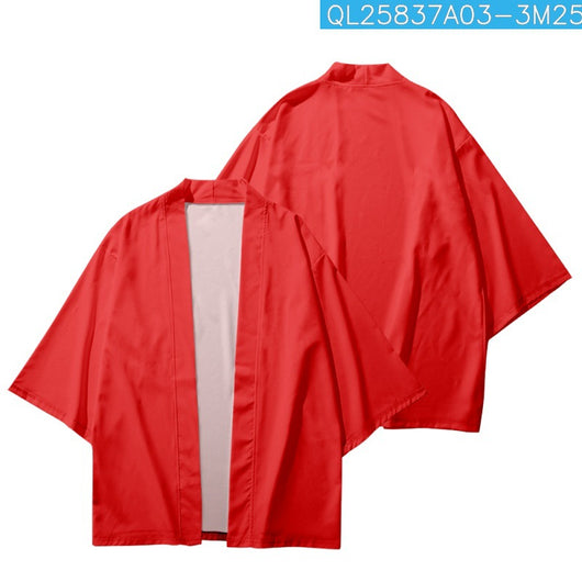 Cardigan Robe Corto con Estampado 3D para Hombre - Image 10