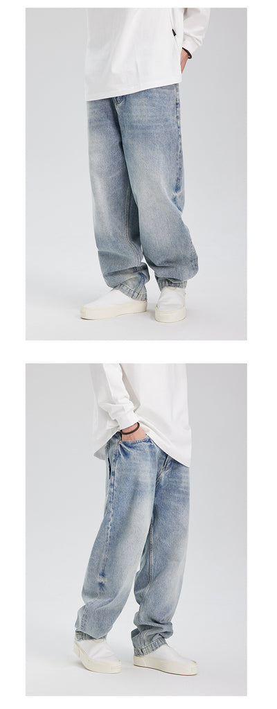 Jeans Retro Desgastados para Hombre - Estilo Vintage Auténtico - Image 8