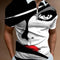 Camiseta Estampada Artística para Hombre - Diseño Urbano Manga Corta