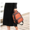 Mochila Casual de Cuero Genuino con Remaches para Mujer