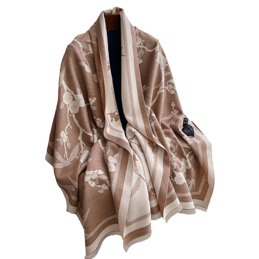 Bufanda Floral de Invierno Premium - Elegancia para la Temporada Fría - Image 5