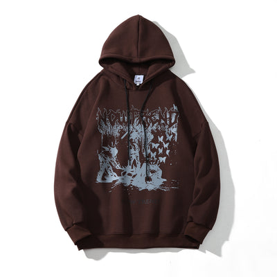 Sudadera Deportiva con Capucha Estampado Urbano Dark - Image 6