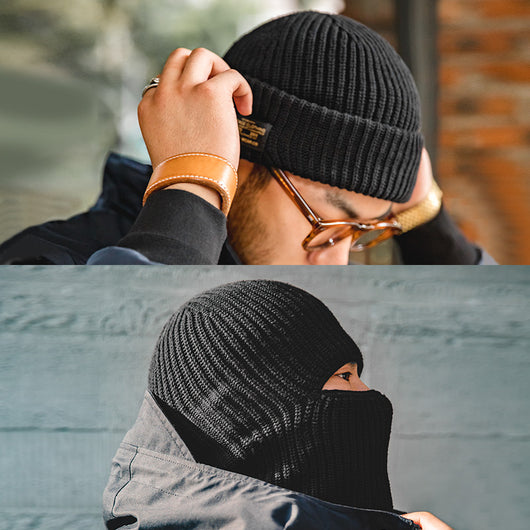 Gorro Tejido Vintage Melón - Abrigo Cálido y Elegante - Image 4