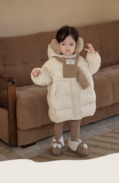 Abrigo Acolchado de Algodón para Niñas - Estilo Occidental Grueso - Image 12