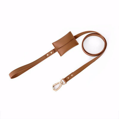 Correa Portátil de Cuero Suave para Perros Pequeños - Image 20