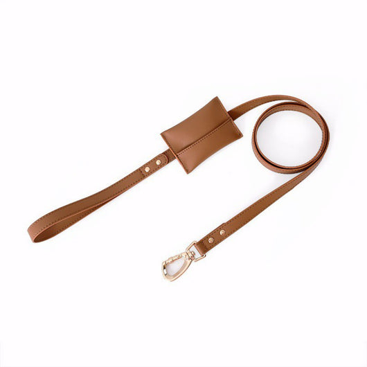 Correa Portátil de Cuero Suave para Perros Pequeños - Image 20