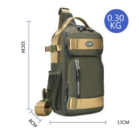 Bolsa Pectoral Multifuncional para Hombre - Nylon Ligero - Image 6