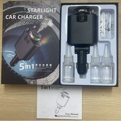 Cargador Inalámbrico para Auto con Luz Púrpura Multifuncional - Image 6