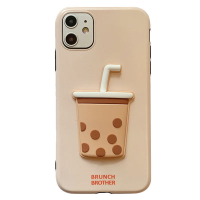 Funda para teléfono con diseño de té de perlas - Image 6