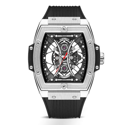 Reloj Deportivo Tonneau con Correa de Silicona y Esfera Luminosa - Image 6