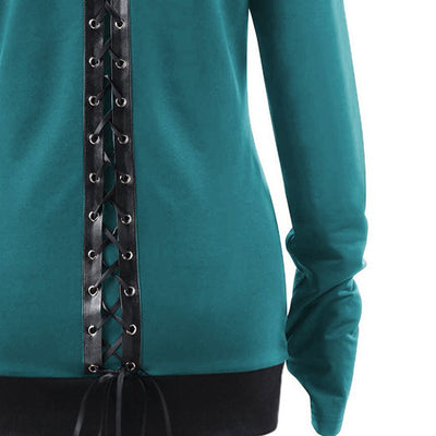 Abrigo Deportivo para Mujer con Capucha y Detalles de Encaje - Image 9
