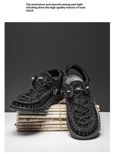 Sandalias Deportivas Tejidas con Drenaje Rápido para Senderismo y Trekking - Image 8