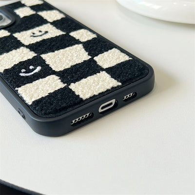 Funda para Teléfono Patrón Ajedrez Blanco y Negro - Image 15