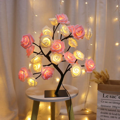 Lámpara Decorativa Árbol de Rosas para Dormitorio - Image 22