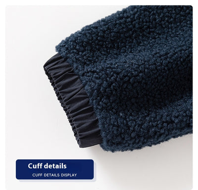 Abrigo Bebé Polar Grueso con Cuello Parado y Costuras Reforzadas - Image 11