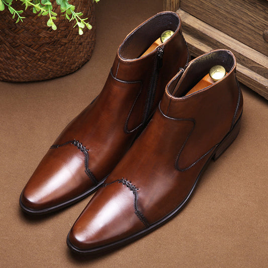 Botas Coreanas para Hombre - Estilo Peluquero Fashion - Image 2