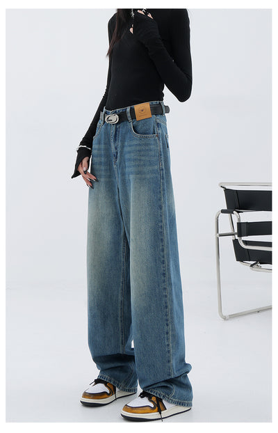 Jeans Retro Azul Holgados de Corte Recto - Image 38