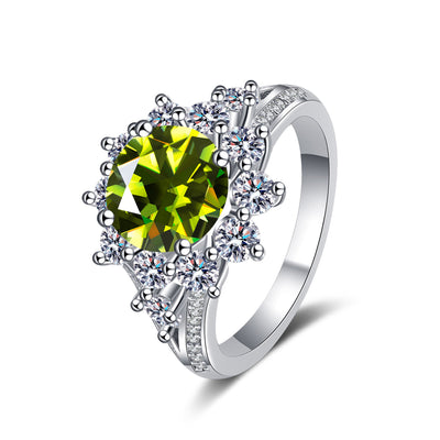 Anillo de Plata 925 con Moissanita de 3 Quilates - Lujo Asequible para Mujer - Image 18