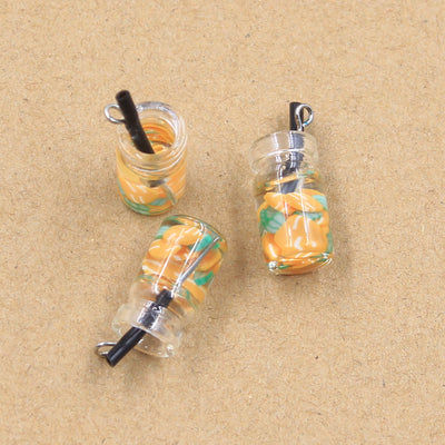 Botella de Cristal con Accesorios de Joyería DIY - Llavero Colgante - Image 29