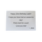 Tarjeta de Felicitación para Cumpleaños y Festividades