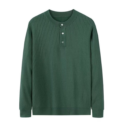 Suéter Ejecutivo Preppy de Manga Larga para Hombre - Image 5