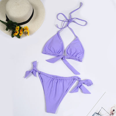 Bikini Escote Halter Multicolor con Cierre Ajustable - Image 8