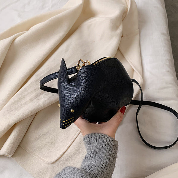 Bolsa Bandolera para Mujer con Diseño Ratón Adorable