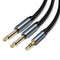 Cable de Audio 3.5mm a Doble 6.35mm para Mezcladora y Amplificador