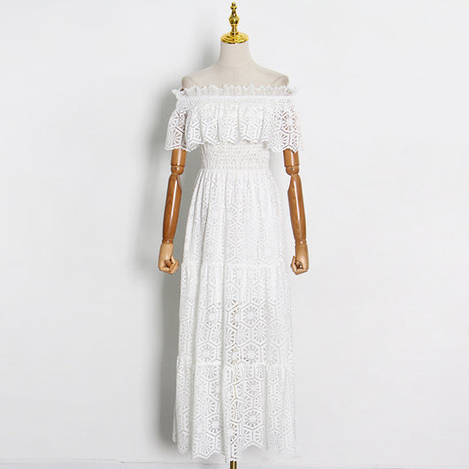Vestido Asimétrico con Volantes Elegante - Image 2