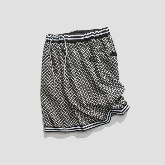 Shorts de Baloncesto Cuadriculados Holgados - Estilo Hip-hop Casual para Hombre - Image 7