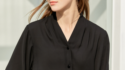 Blusa Elegante de Gasa con Mangas Farol - Image 12