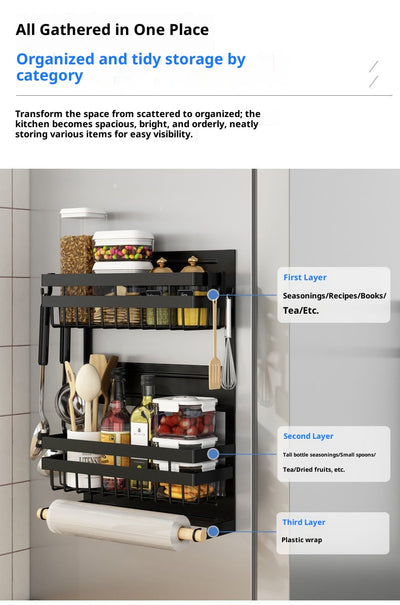 Organizador Magnético Lateral para Refrigerador sin Perforación - Image 18