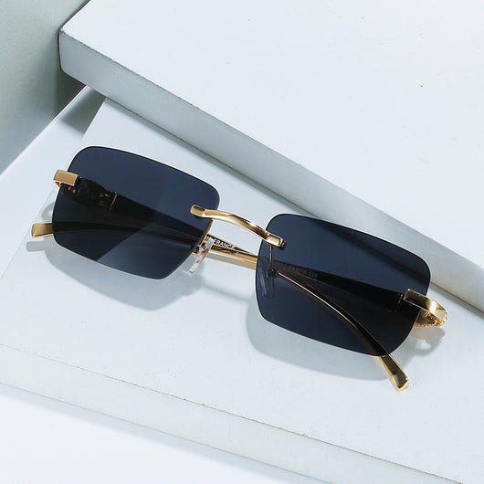 Gafas de Sol Cuadradas sin Marco para Hombre y Mujer - Image 6