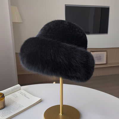 Gorro Bucket de Piel de Visón para Invierno - Calidez y Elegancia - Image 4